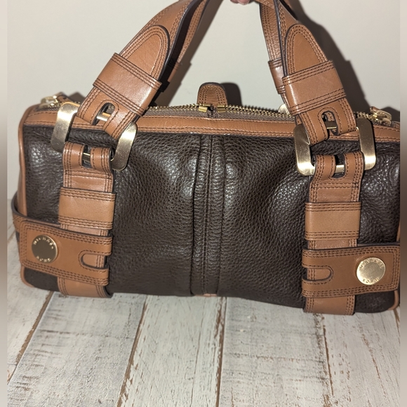 Michael Kors Two-Tone Leather Handbag - Picture 9 of 13